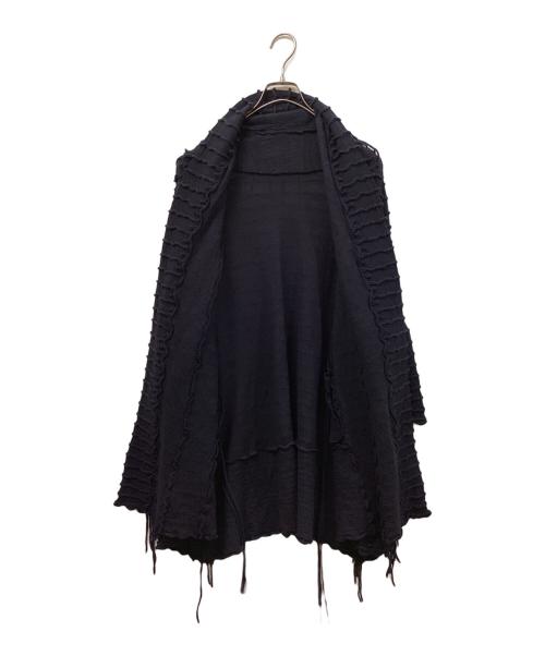 HaaT（ハート）HaaT (ハート) デザインロングカーディガン ネイビー サイズ:	SIZE 2の古着・服飾アイテム