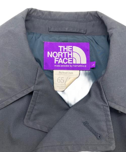 THE NORTHFACE PURPLELABEL（ザ・ノースフェイス パープルレーベル）THE NORTHFACE PURPLELABEL (ザ・ノースフェイス パープルレーベル) クロスステンカラーコート ネイビー サイズ:Lの古着・服飾アイテム