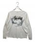 stussy (ステューシー) 長袖Tシャツ ホワイト サイズ:L：5000円