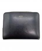 A.P.C.アーペーセー）の古着「EMMANUEL ZIP WALLET」｜ブラック