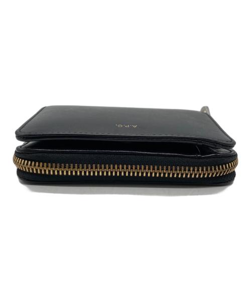 A.P.C.（アーペーセー）A.P.C. (アーペーセー) EMMANUEL ZIP WALLET ブラックの古着・服飾アイテム
