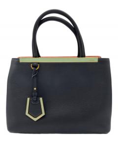 本物 フェンディ FENDI プチ トゥージュール 2WAY ショルダーバッグ ハンドバッグ ポシェット レザー ブラック 8BH253 バッグ 中古・ FENDI（フェンディ） プチトゥージュール 2WAY ショルダーバッグ