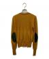 MM6 Maison Margiela (エムエムシックスメゾンマルジェラ) エルボーパッチニット イエロー サイズ:	SIZE S：8000円