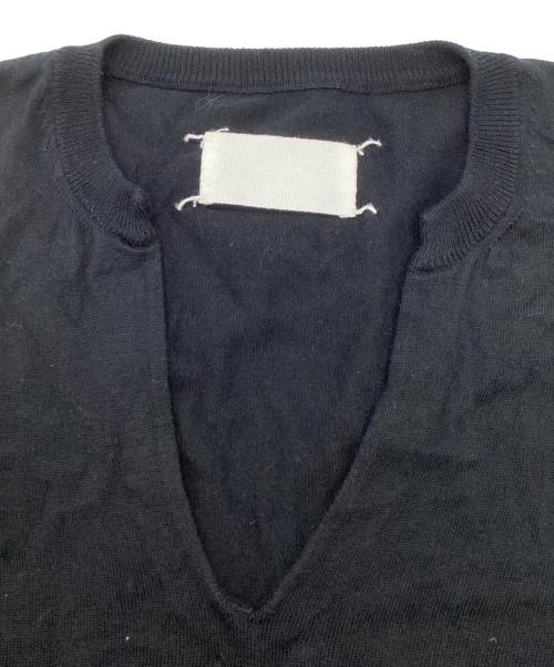 MARTIN MARGIELA（マルタン・マルジェラ）MARTIN MARGIELA (マルタン・マルジェラ) Vネックニット ブラック サイズ:Sの古着・服飾アイテム