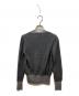 MAISON KITSUNE (メゾンキツネ) FOX HEAD PATCH ウール ニット グレー サイズ:SIZE XS：5000円
