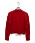 MAISON KITSUNE (メゾンキツネ) ダブル パッチ フォックス ＆ ドラゴン カーディガン レッド サイズ:	SIZE XS：9000円
