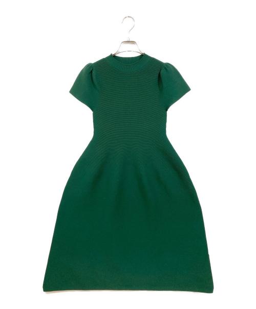 Apuweiser-riche（アプワイザーリッシェ）Apuweiser-riche (アプワイザーリッシェ) ホールガーメントレディワンピース グリーン サイズ:1の古着・服飾アイテム