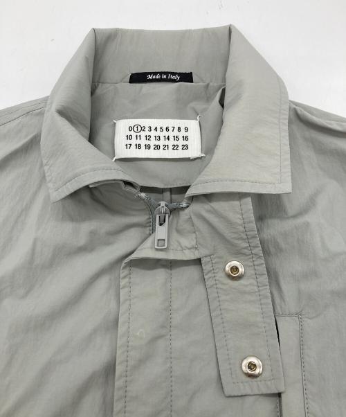 Maison Margiela（メゾンマルジェラ）Maison Margiela (メゾンマルジェラ) ナイロン トレンチコート グレー サイズ:XSの古着・服飾アイテム