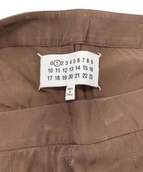 Maison Margiela（メゾンマルジェラ）Maison Margiela (メゾンマルジェラ) プリーツキュロット ブラウン サイズ:38の古着・服飾アイテム