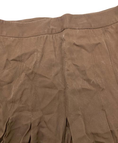 Maison Margiela（メゾンマルジェラ）Maison Margiela (メゾンマルジェラ) プリーツキュロット ブラウン サイズ:38の古着・服飾アイテム
