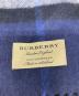 BURBERRY (バーバリー) カシミヤマフラー ブルー：13000円