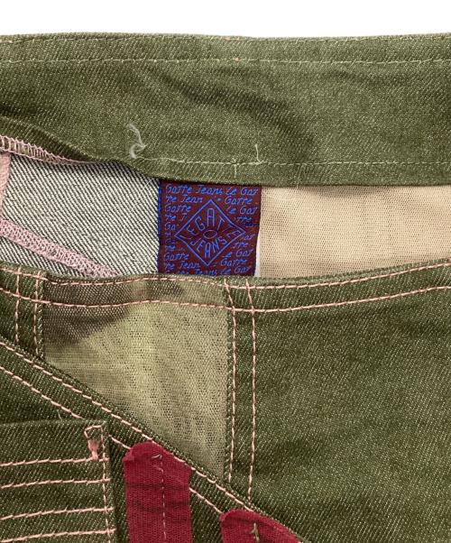 legatte jeans（レガット ジーンズ）legatte jeans (レガット ジーンズ) アシメスカート カーキ サイズ:1の古着・服飾アイテム