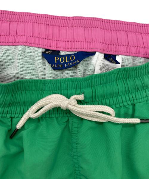 POLO RALPH LAUREN（ポロ・ラルフローレン）POLO RALPH LAUREN (ポロ・ラルフローレン) スイムショーツ グリーン サイズ:	SIZE Mの古着・服飾アイテム