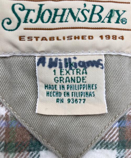 ST JOHN'S BAY（セントジョンズベイ）ST JOHN'S BAY (セントジョンズベイ) ダックワークジャケット ベージュ サイズ:XLの古着・服飾アイテム