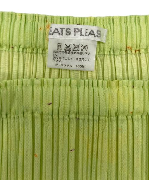 PLEATS PLEASE（プリーツプリーズ）PLEATS PLEASE (プリーツプリーズ) プリーツスカート 黄緑 サイズ:SIZE 3の古着・服飾アイテム