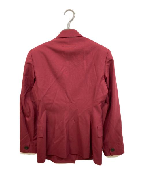 Jean Paul Gaultier FEMME（ジャンポールゴルチエ フェム）Jean Paul Gaultier FEMME (ジャンポールゴルチエ フェム) 3Bジャケットセットアップ ボルドー サイズ:40の古着・服飾アイテム