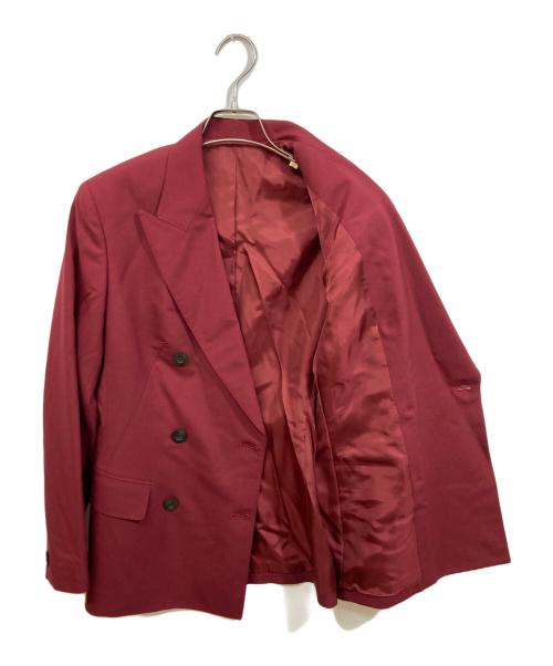 Jean Paul Gaultier FEMME（ジャンポールゴルチエ フェム）Jean Paul Gaultier FEMME (ジャンポールゴルチエ フェム) 3Bジャケットセットアップ ボルドー サイズ:40の古着・服飾アイテム