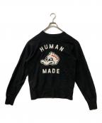 HUMAN MADEヒューマンメイド）の古着「TSURIAMI SWEATSHIRT」｜ブラック