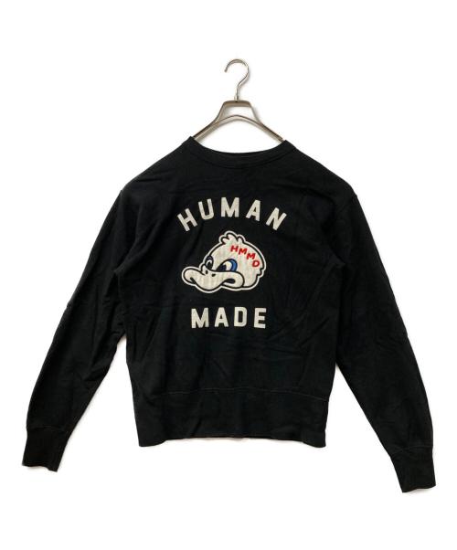 HUMAN MADE（ヒューマンメイド）HUMAN MADE (ヒューマンメイド) TSURIAMI SWEATSHIRT ブラック サイズ:SIZE Sの古着・服飾アイテム