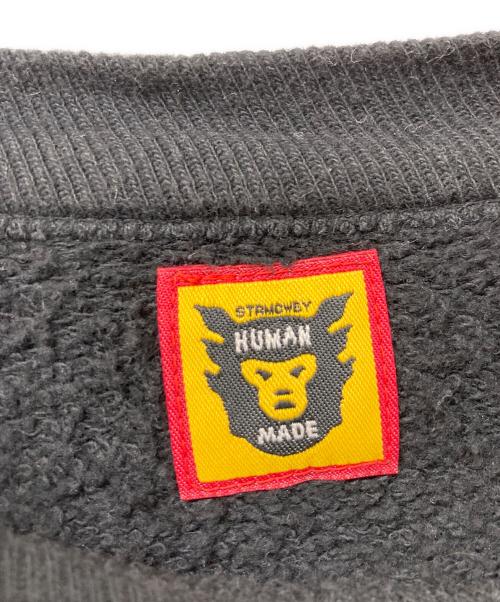 HUMAN MADE（ヒューマンメイド）HUMAN MADE (ヒューマンメイド) TSURIAMI SWEATSHIRT ブラック サイズ:SIZE Sの古着・服飾アイテム
