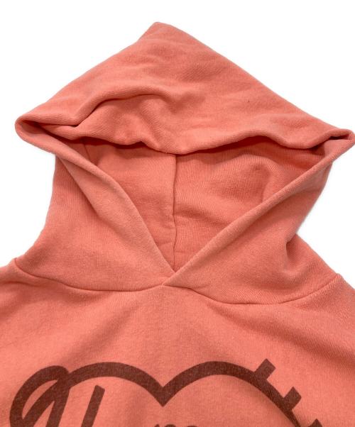 HUMAN MADE（ヒューマンメイド）HUMAN MADE (ヒューマンメイド) Heart Logo Hoodie ピンク サイズ:Lの古着・服飾アイテム