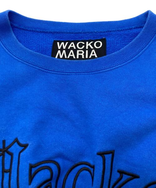 WACKO MARIA（ワコマリア）WACKO MARIA (ワコマリア) HEAVY WEIGHT CREW NECK SWEAT SHIRT ブルー サイズ:Sの古着・服飾アイテム