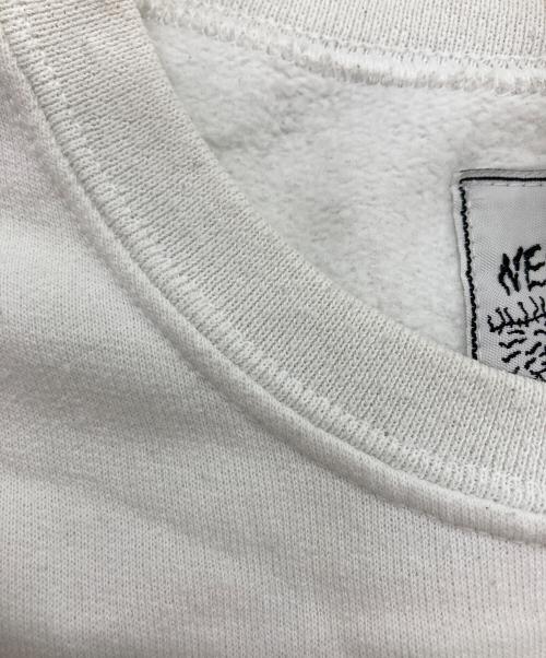 WACKO MARIA（ワコマリア）WACKO MARIA (ワコマリア) NECK FACE (ネック・フェイス) SWEAT SHIRT ホワイト サイズ:Lの古着・服飾アイテム