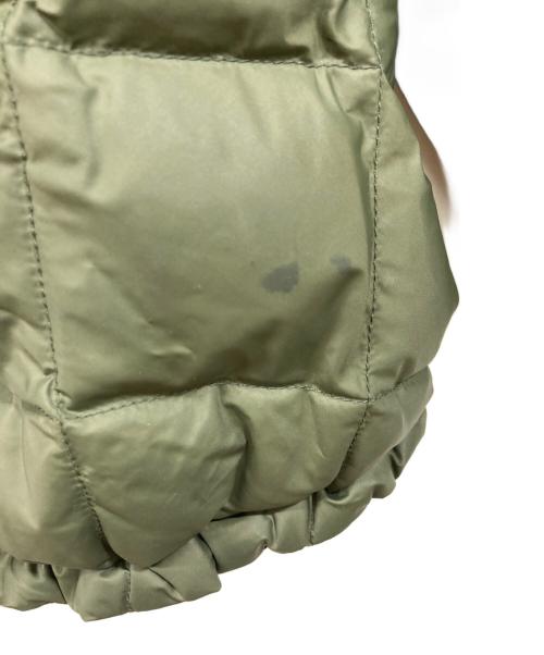 MARECHAL TERRE（マルシャルテル）MARECHAL TERRE (マルシャルテル) ダウンジャケット カーキ×ネイビー サイズ:	SIZE 2の古着・服飾アイテム
