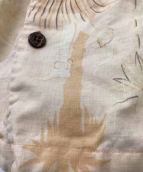 TOMMY BAHAMA（トミーバハマ）TOMMY BAHAMA (トミーバハマ) リネンシャツ イエロー サイズ:Mの古着・服飾アイテム