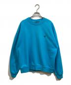 ANDERSSON BELLアンダーソンベル）の古着「SIGNATURE EMBLEM HEAVY SWEATSHIRT」｜スカイブルー