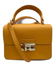 FURLA（フルラ）の古着「VENERE MINI TOP HANDLE」｜イエロー
