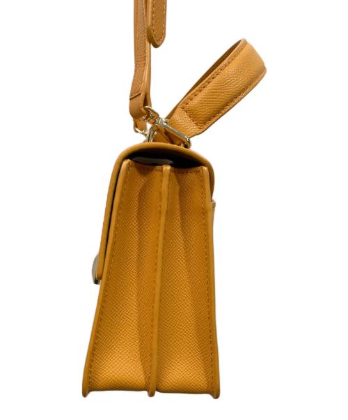 FURLA（フルラ）FURLA (フルラ) VENERE MINI TOP HANDLE イエローの古着・服飾アイテム