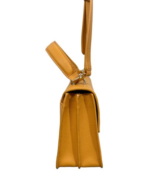 FURLA（フルラ）FURLA (フルラ) VENERE MINI TOP HANDLE イエローの古着・服飾アイテム