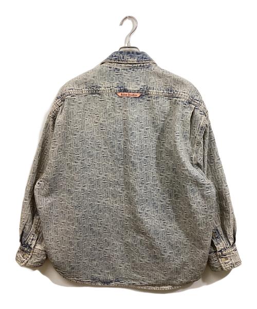 Acne studios（アクネ ストゥディオズ）Acne studios (アクネ ストゥディオズ) モノグラムデニムシャツ ブルー サイズ:46の古着・服飾アイテム