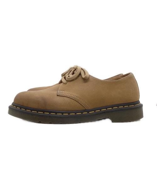 Dr.Martens（ドクターマーチン）Dr.Martens (ドクターマーチン) Tanプレーントゥシューズ ベージュ サイズ:7の古着・服飾アイテム