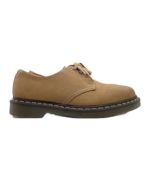 Dr.Martens（ドクターマーチン）Dr.Martens (ドクターマーチン) Tanプレーントゥシューズ ベージュ サイズ:7の古着・服飾アイテム