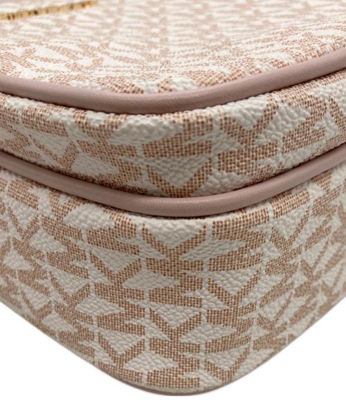 MICHAEL KORS（マイケル・コース）MICHAEL KORS (マイケル・コース) Jet Set Travel Medium Signature Logo Crossbody Bag ピンクの古着・服飾アイテム