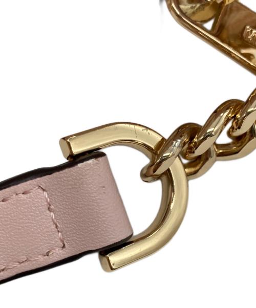 MICHAEL KORS（マイケル・コース）MICHAEL KORS (マイケル・コース) Jet Set Travel Medium Signature Logo Crossbody Bag ピンクの古着・服飾アイテム