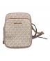 MICHAEL KORS（マイケル・コース）の古着「Jet Set Travel Medium Signature Logo Crossbody Bag」｜ピンク