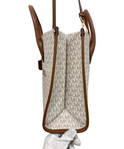 MICHAEL KORS（マイケル・コース）MICHAEL KORS (マイケル・コース) MIRELLA MD EW TOTE 2wayバッグ ベージュの古着・服飾アイテム