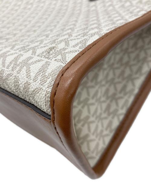 MICHAEL KORS（マイケル・コース）MICHAEL KORS (マイケル・コース) MIRELLA MD EW TOTE 2wayバッグ ベージュの古着・服飾アイテム