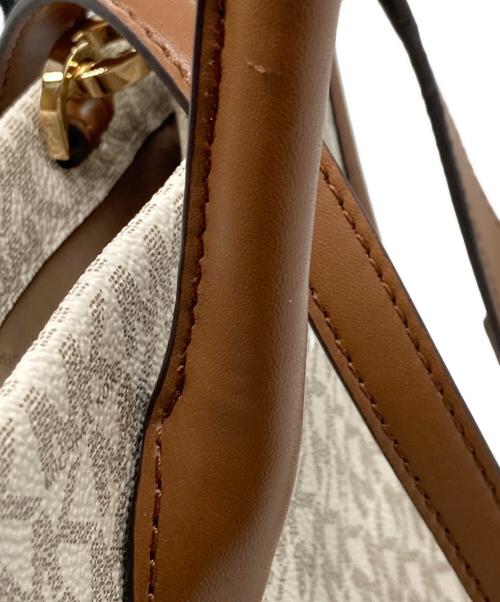MICHAEL KORS（マイケル・コース）MICHAEL KORS (マイケル・コース) MIRELLA MD EW TOTE 2wayバッグ ベージュの古着・服飾アイテム