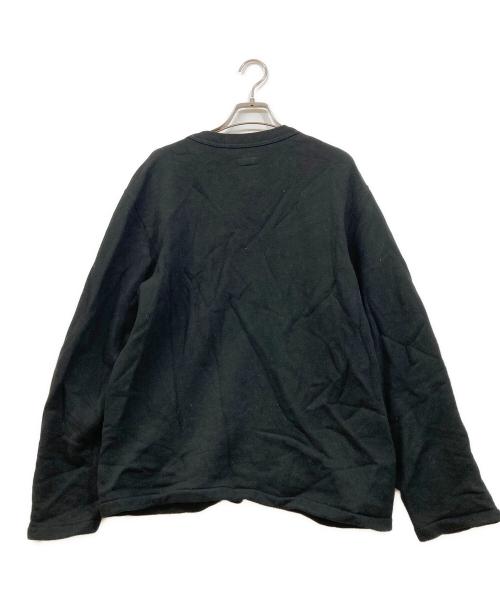 Dapper’s（ダッパーズ）Dapper’s (ダッパーズ) スウェットカーディガン ブラック サイズ:40の古着・服飾アイテム