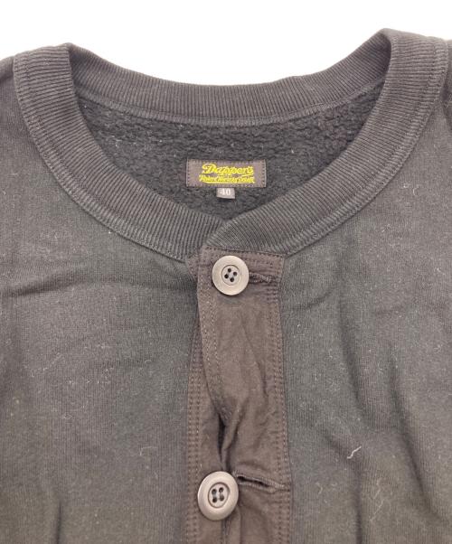 Dapper’s（ダッパーズ）Dapper’s (ダッパーズ) スウェットカーディガン ブラック サイズ:40の古着・服飾アイテム