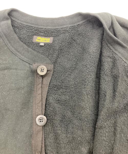 Dapper’s（ダッパーズ）Dapper’s (ダッパーズ) スウェットカーディガン ブラック サイズ:40の古着・服飾アイテム