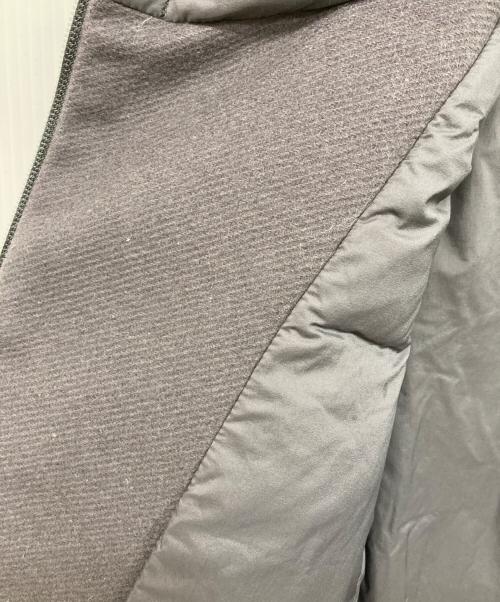 HERNO（ヘルノ）HERNO (ヘルノ) ハイネック コンビ ダウンコート グレー サイズ:SIZE 40の古着・服飾アイテム
