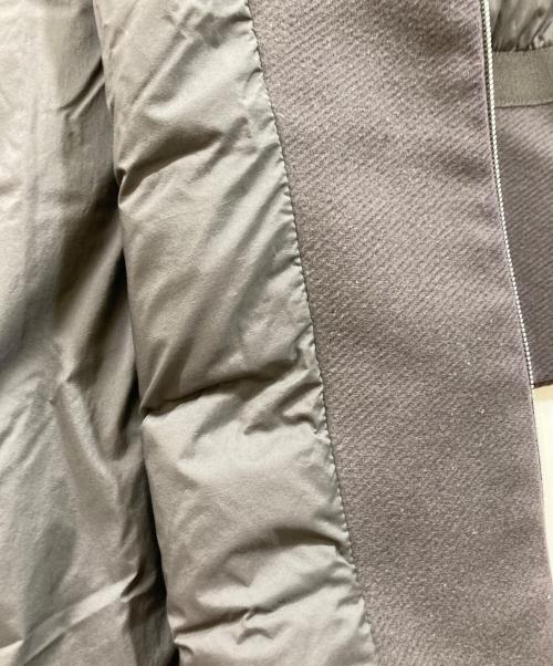 HERNO（ヘルノ）HERNO (ヘルノ) ハイネック コンビ ダウンコート グレー サイズ:SIZE 40の古着・服飾アイテム