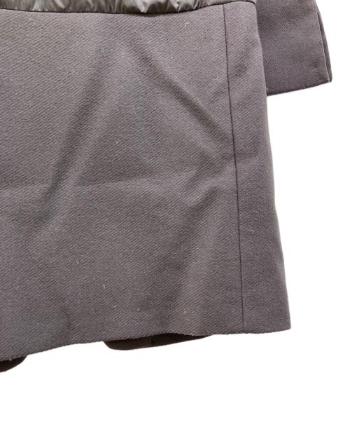 HERNO（ヘルノ）HERNO (ヘルノ) ハイネック コンビ ダウンコート グレー サイズ:SIZE 40の古着・服飾アイテム
