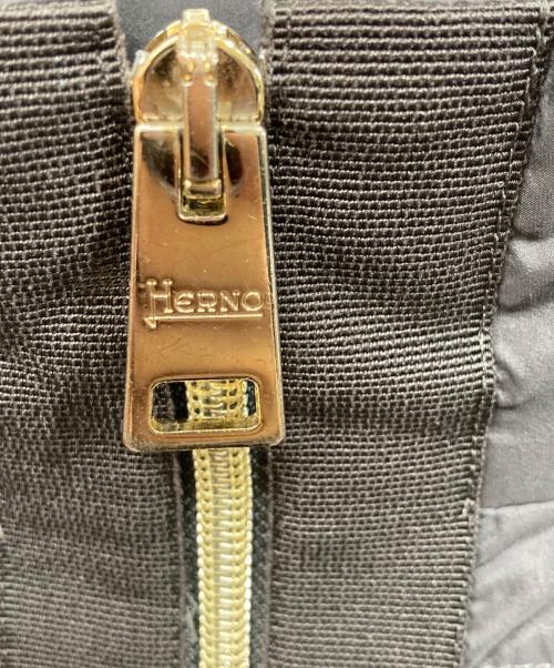 HERNO（ヘルノ）HERNO (ヘルノ) ハイネック コンビ ダウンコート グレー サイズ:SIZE 40の古着・服飾アイテム