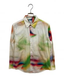 PAUL SMITH（ポールスミス）の古着「Torch Light プリントシャツ」｜ベージュ
